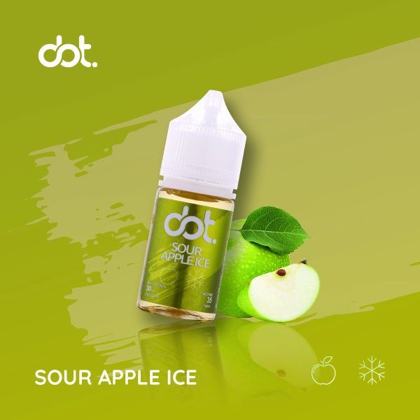 Dot Juice Táo Chua Lạnh – Sour Apple Ice 35MG/50MG 30ml - Shin Vape