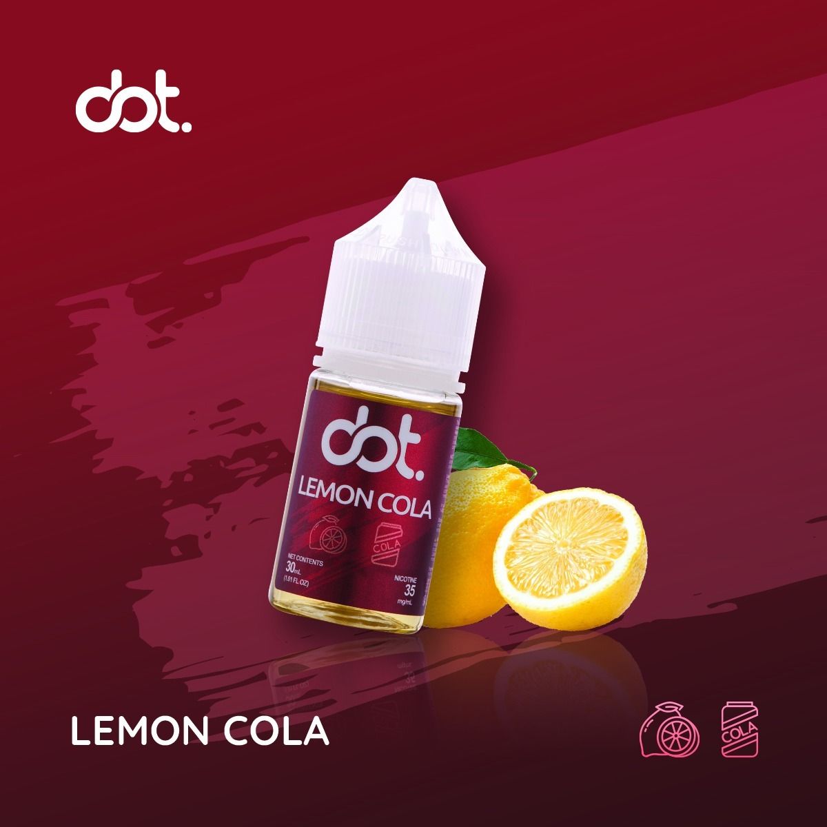 Dot Juice Cola Chanh – Lemon Cola 35MG/50MG 30ml - Shin Vape